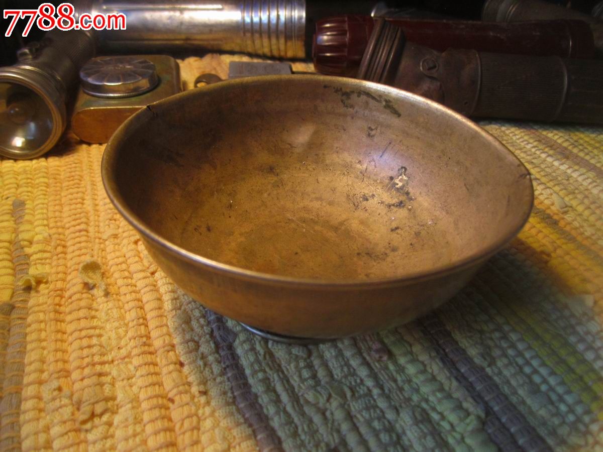 民国时期老铜碗