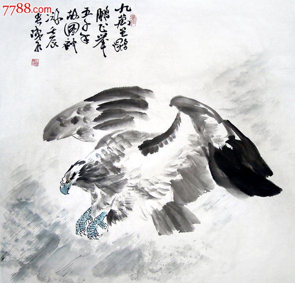 陈石·四尺斗方花鸟