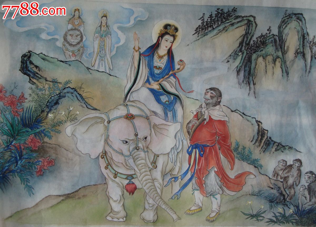 姊妹观音封面原稿