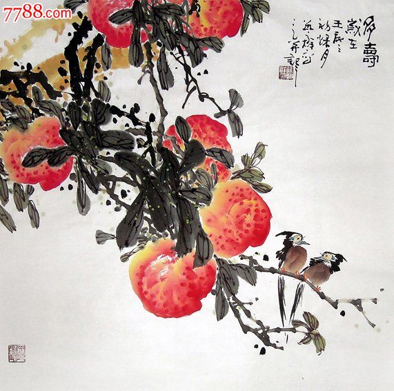 孙艺群·四尺斗方花鸟