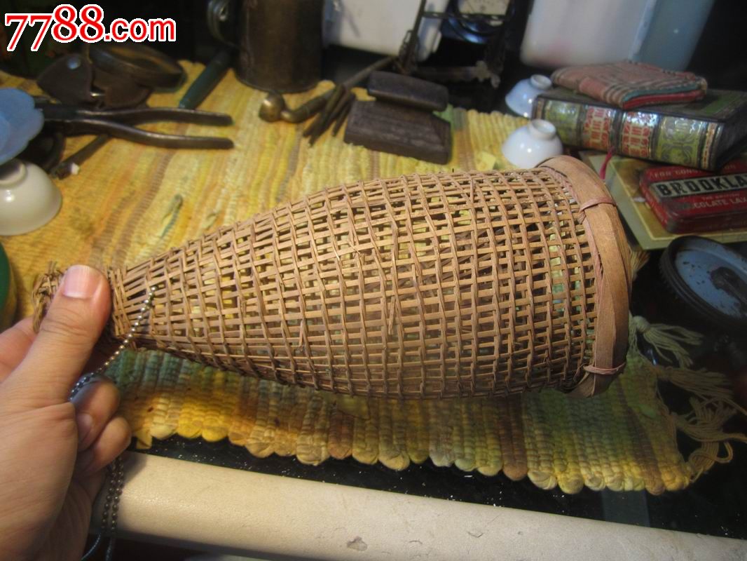 老民俗用品小巧鱼虾笼