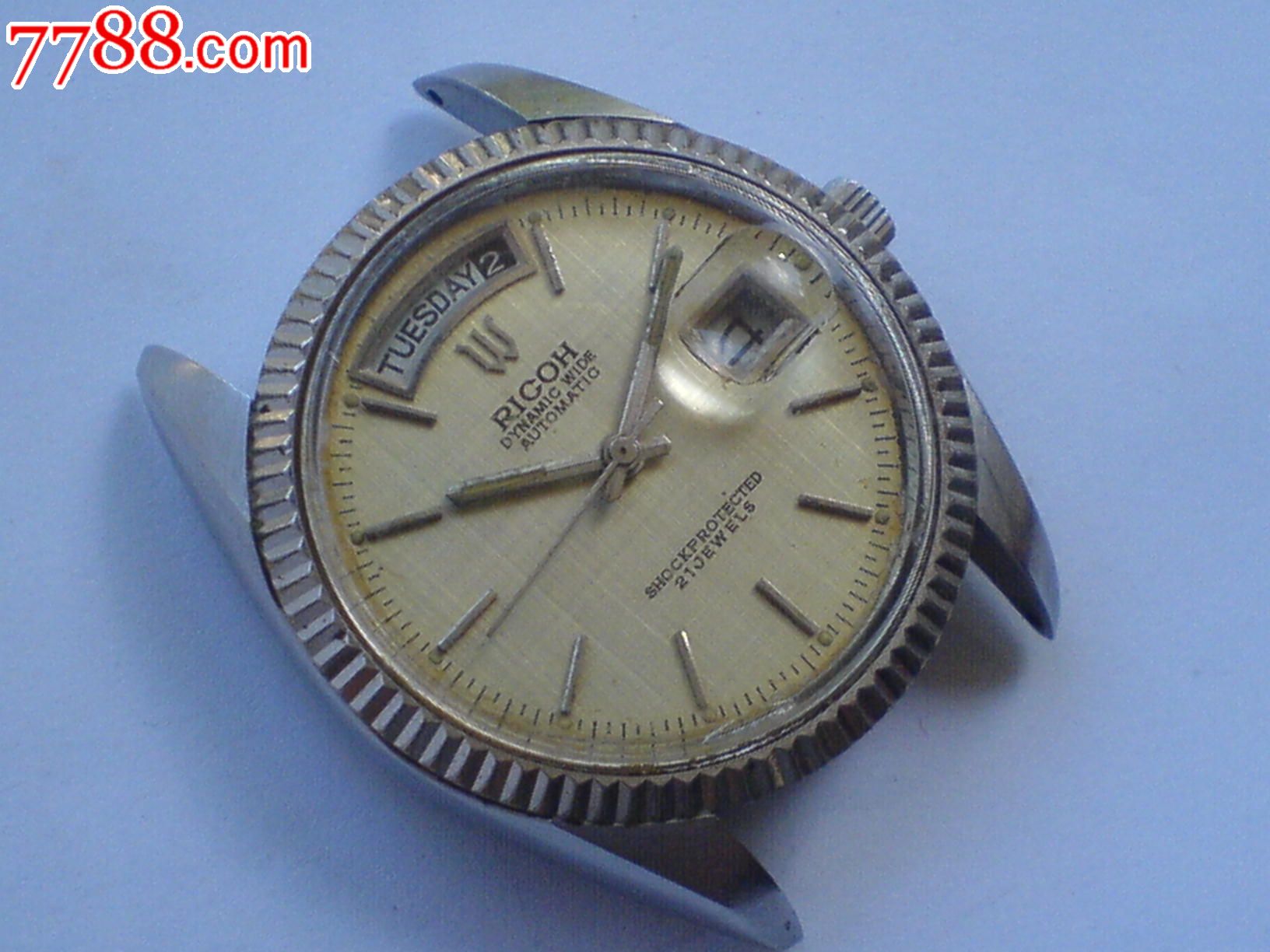 ricoh自动天窗双历钢表-se17607004-手表/腕表-零售-7788收藏__收藏