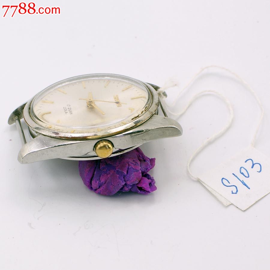 沙鸥手表盘有瑕次统机20mm表耳宽少见古董手表收藏手表