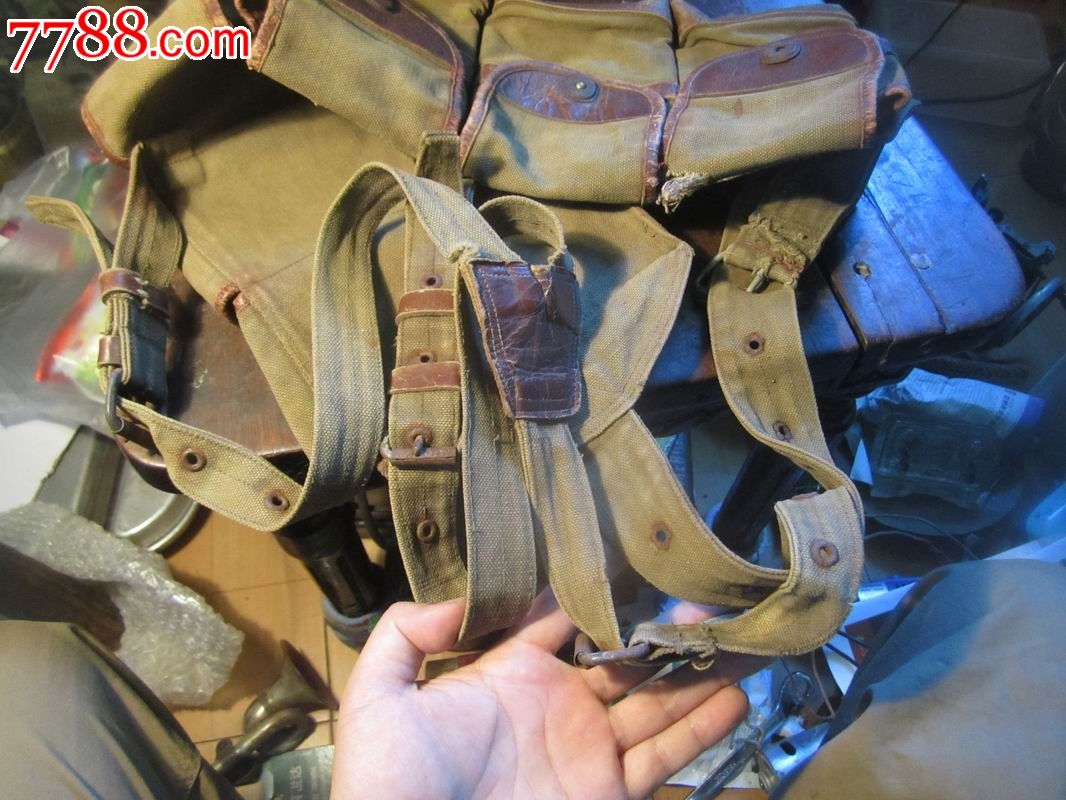 zb26老帆布国*用弹袋弹带