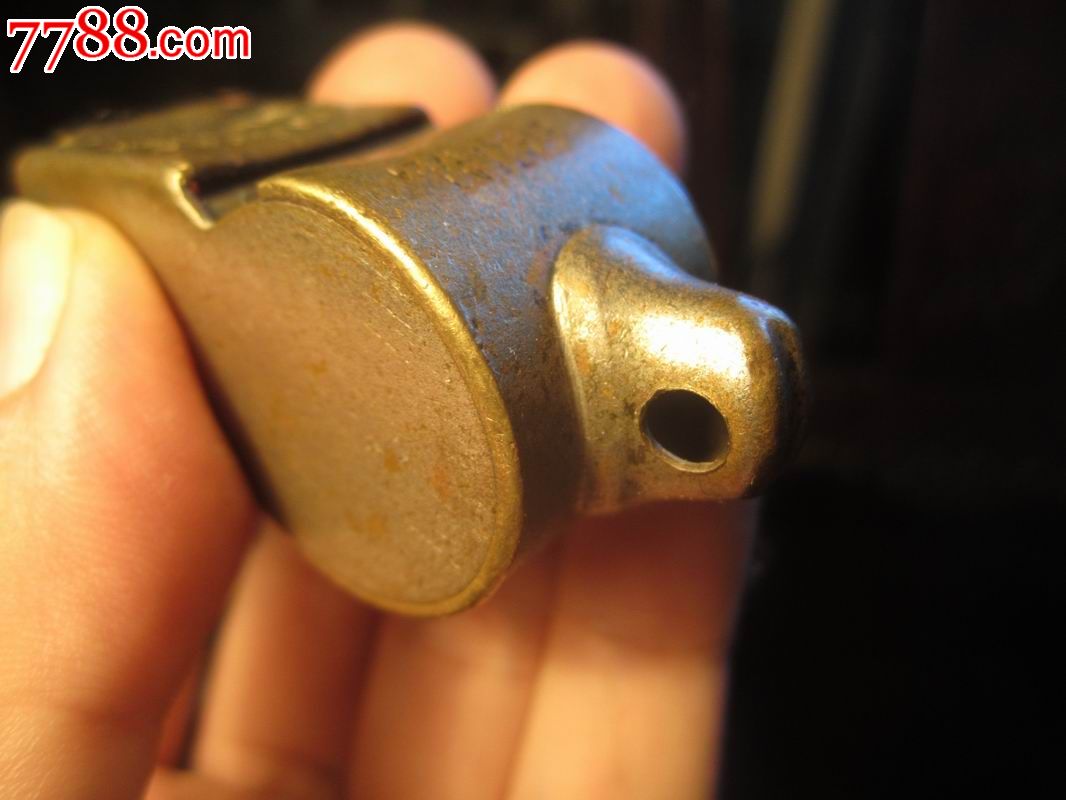 抗战时期中国远征军使用的老铜哨子