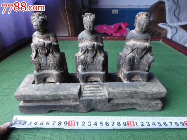 木雕神像一组-木佛像/人像-7788商城__七七八八商品交易平台(7788.com)