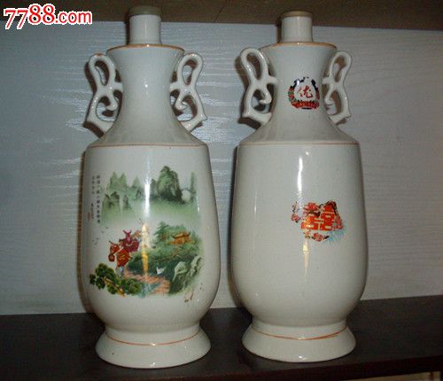 山西潞酒3斤装老酒瓶一个完整(酒瓶收藏,酒器酒标酒版收藏)