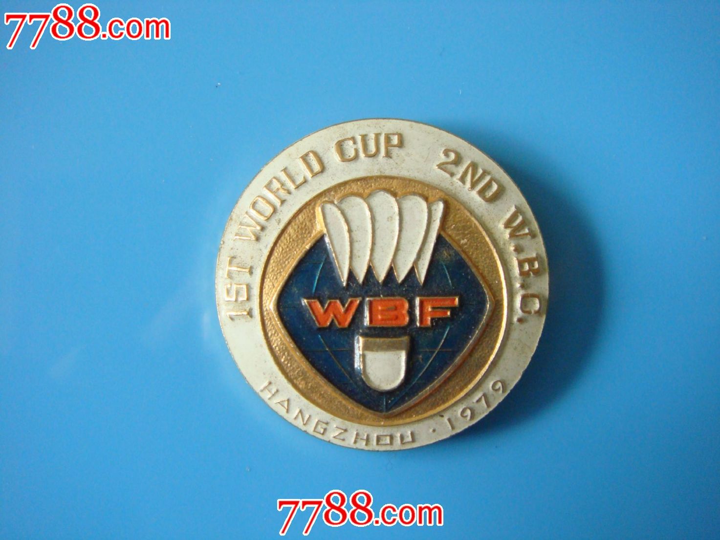 羽毛球杭州第二届世界杯_体育运动徽章_大顺苑【7788收藏__收藏热线】