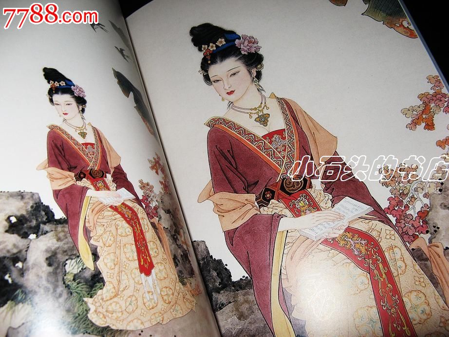 柔笔婵娟:项维仁工笔仕女技法范例[平装]-se18202016-国画画册-零售