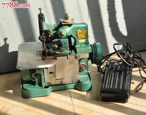 老机器收藏品蝴蝶牌锁边机