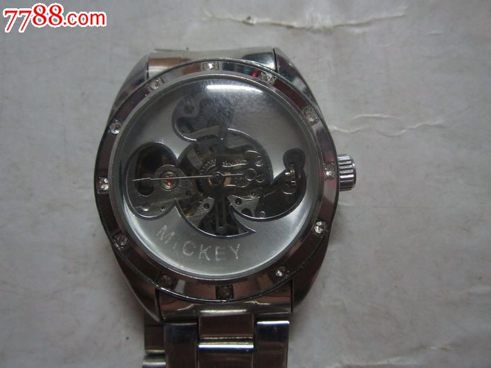 双透米奇mickey机械男表