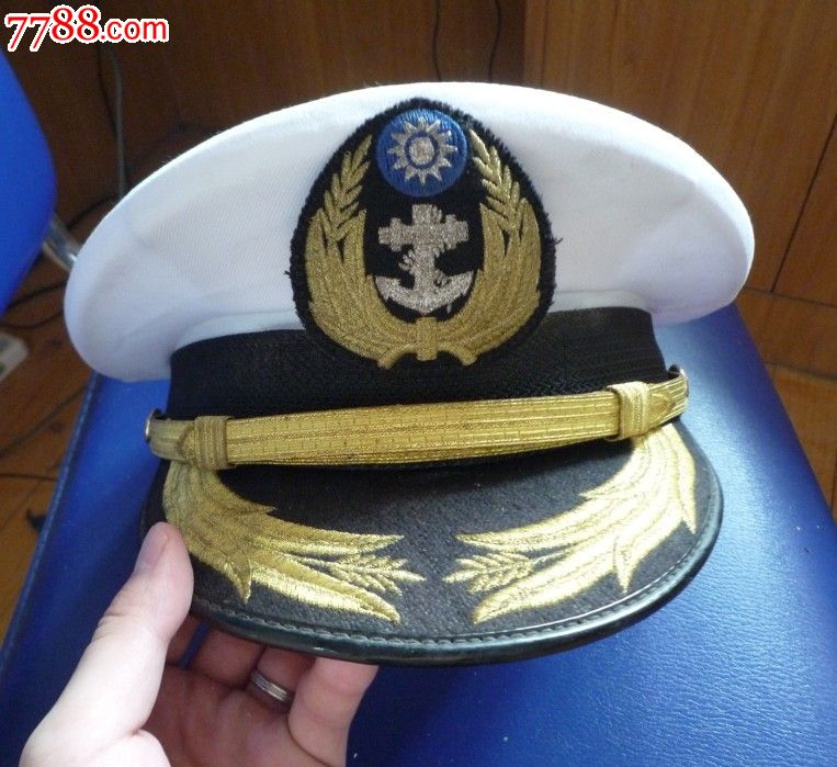 国军海军校官大檐帽一顶