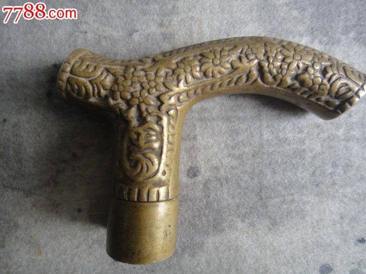 铜拐杖头.铜件