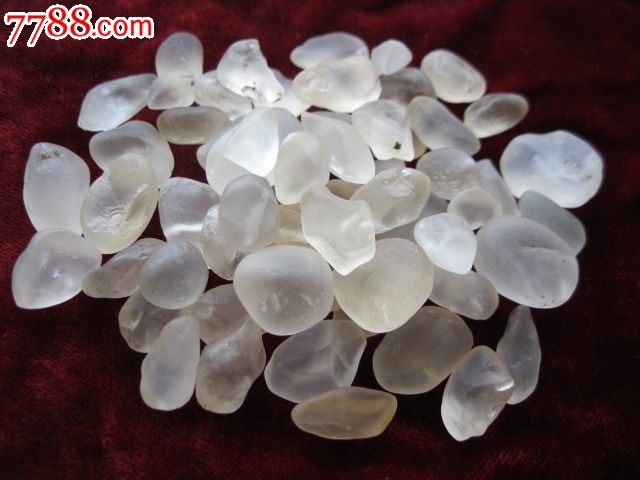 新疆戈壁白宝石批发(四粒)120