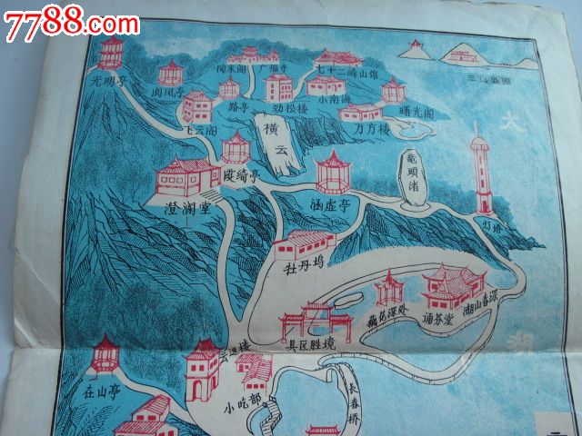 无锡鼋头渚地图手绘图片