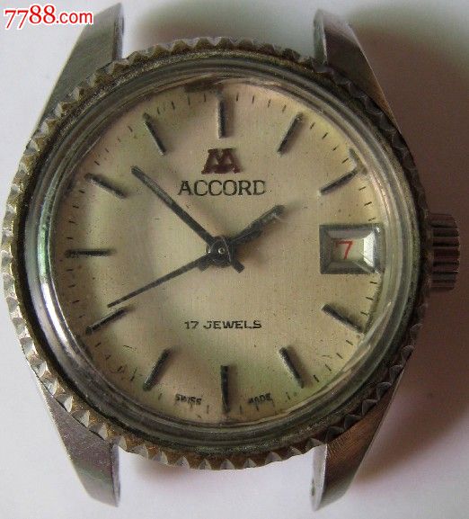 accord【女款】,手表/腕表,机械,年代不详,其他国外品牌,钢,瑞士,三针