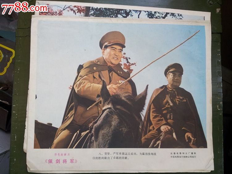 佩剑将军电影海报