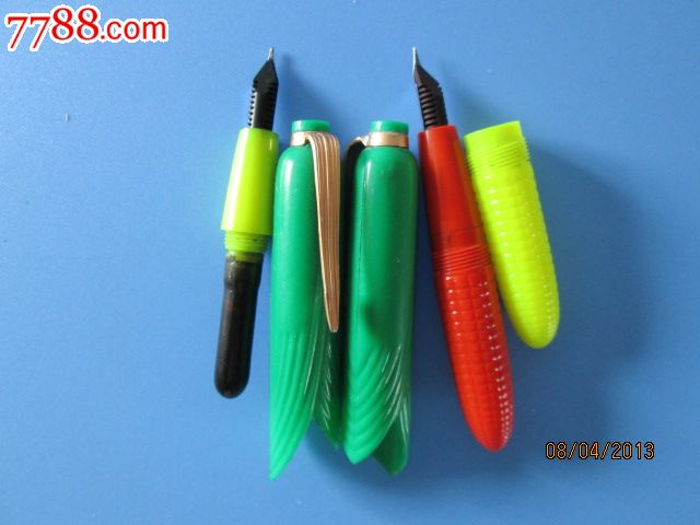 玉米型钢笔(2支合售)