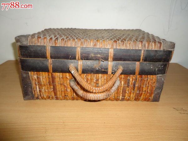 民国藤手提箱