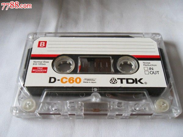 老版:tdk/d-c60空白录音磁带