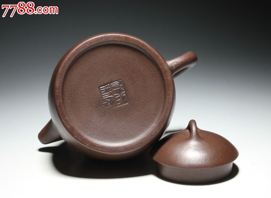 早期一厂老壶吴群祥制秦权壶波罗蜜心经回流壶320cc-se18909904-紫砂