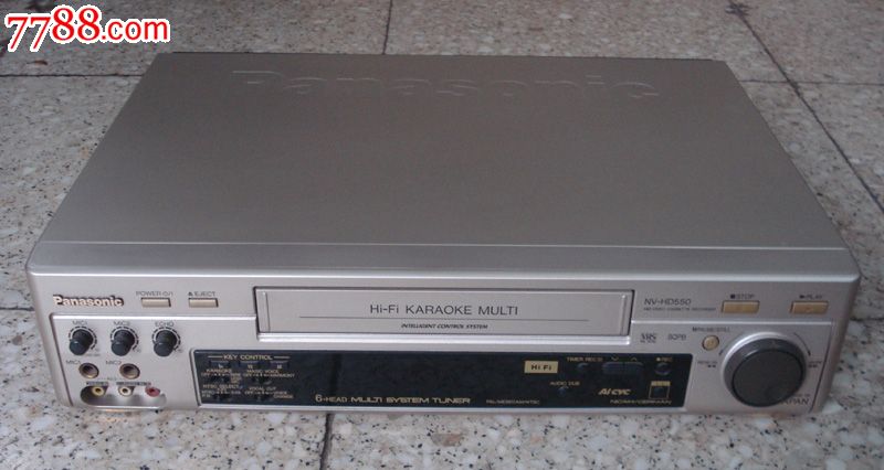 日本原装松下nv-hd550传统盒带式录像机6磁头立体声录像机卡拉ok
