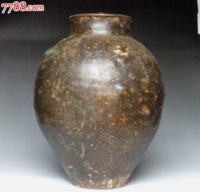 346宋代酱釉大陶罐