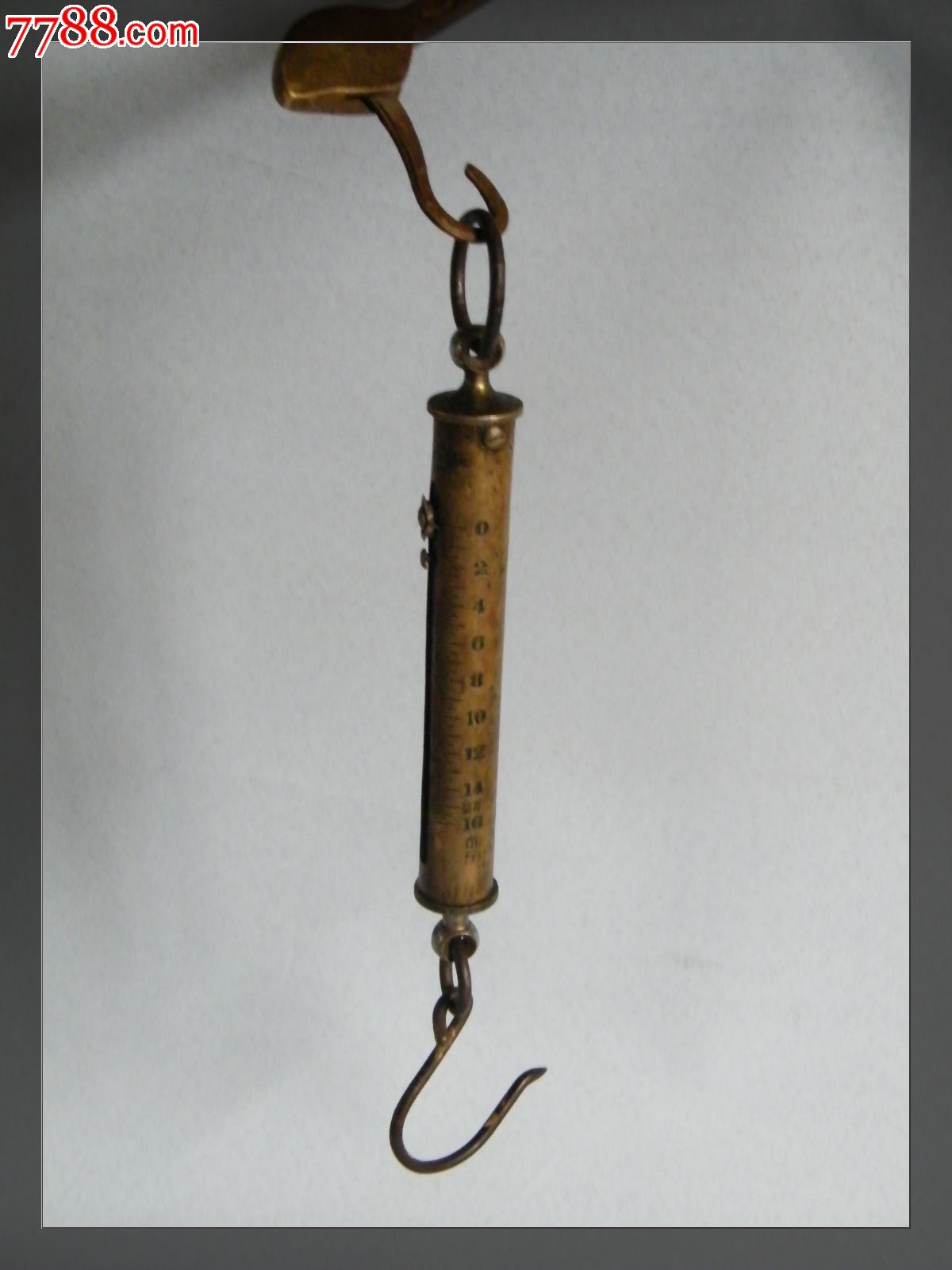 民国铜弹簧秤