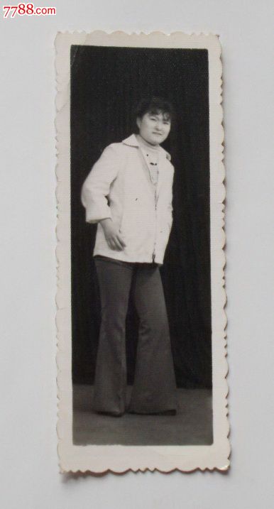 八十年代喇叭裤老照片图片