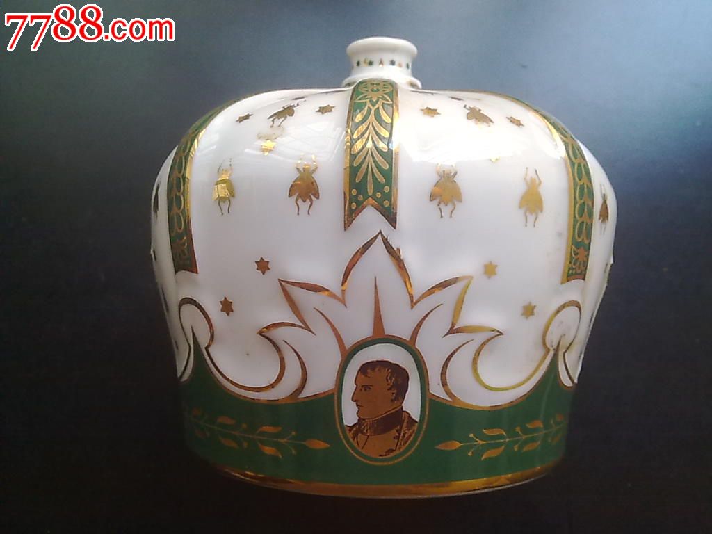 法国armagnacsempe75cl/瓷樽皇冠雅文邑白兰地酒瓶