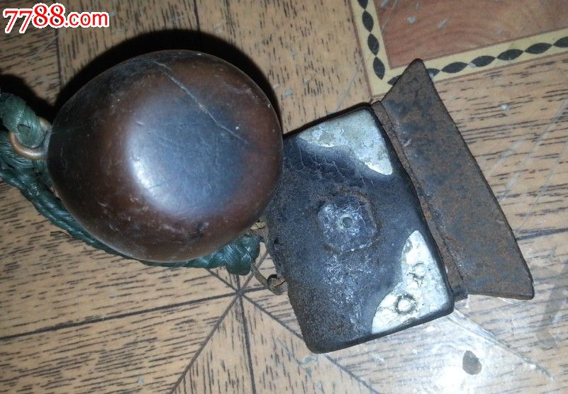 特价民国老火镰带黄杨木眼袋葫芦一套包老怀旧收藏稀少民俗物品