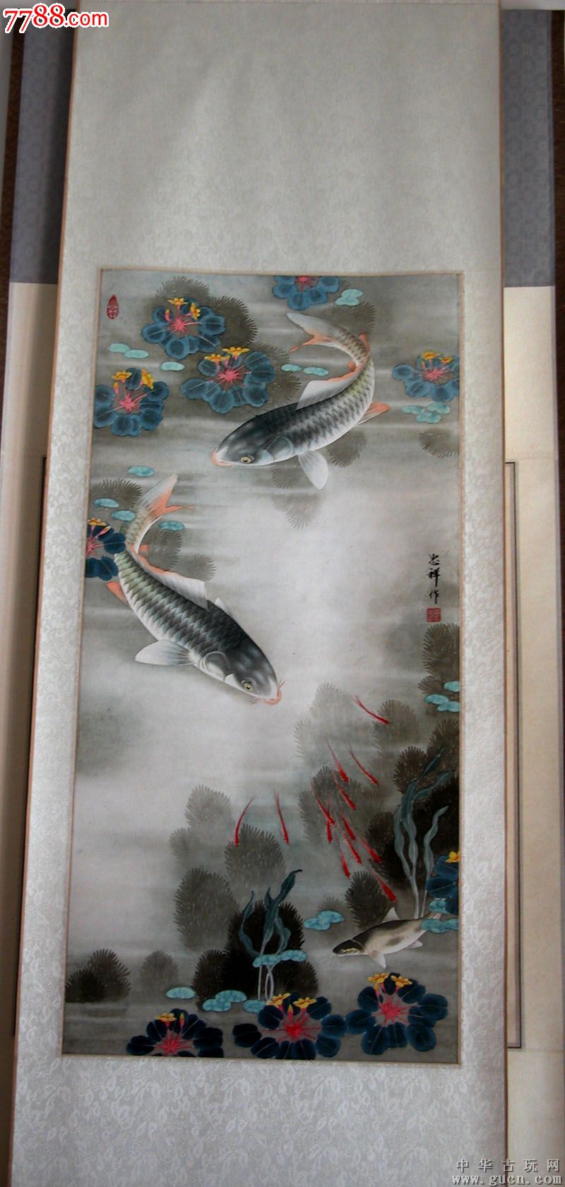 工笔画鱼