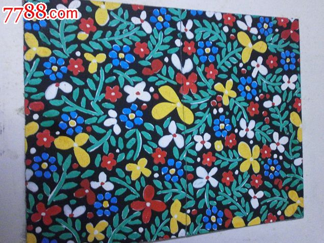 80年代花布设计稿