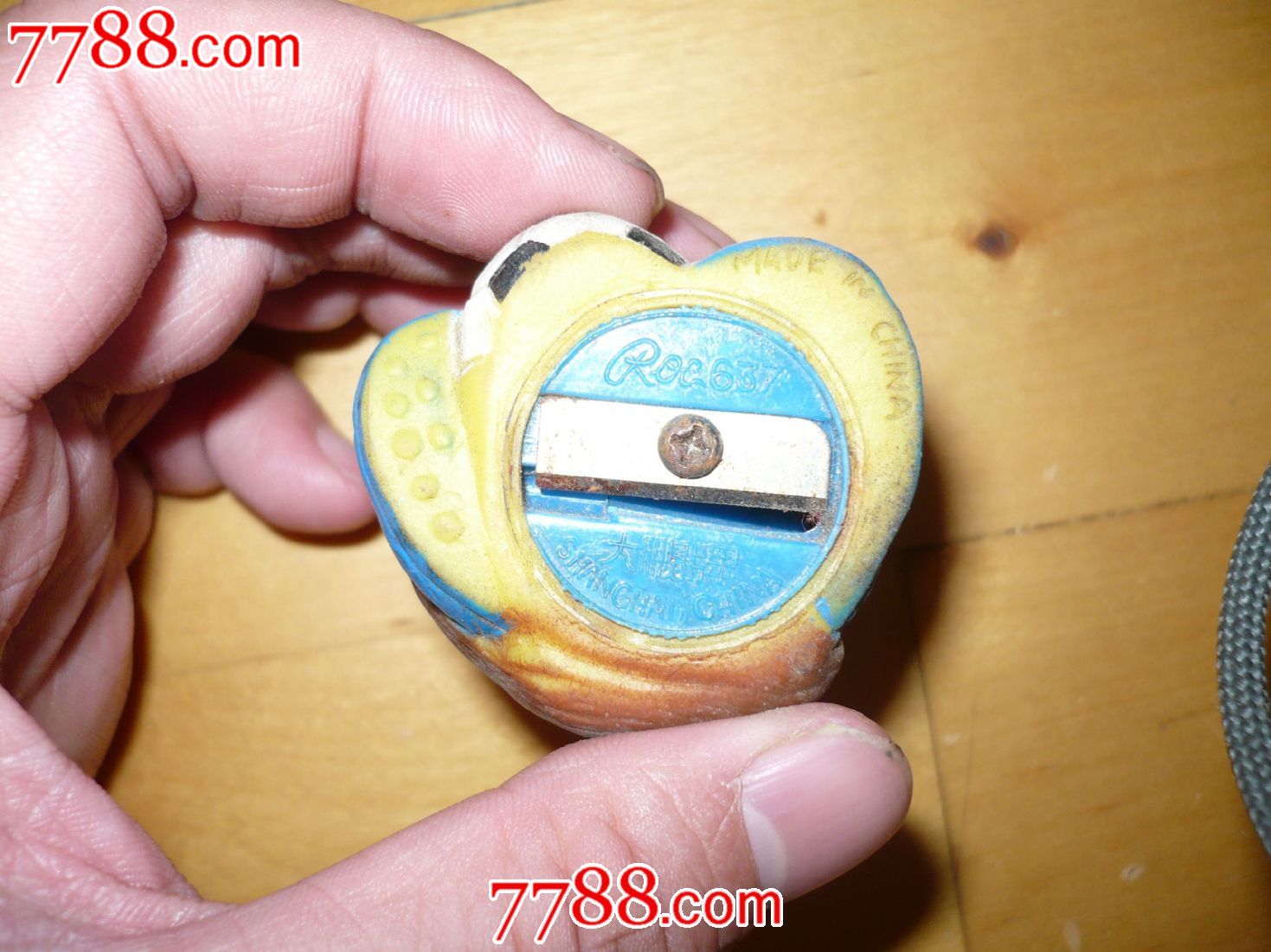 老式卷笔刀【小熊是胶皮的】少见