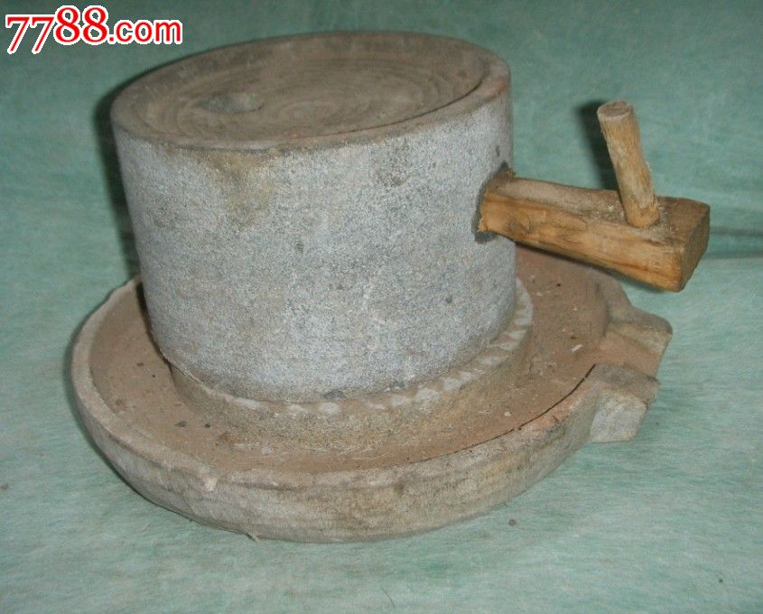 古代豆浆机老磨盘老石磨风水磨