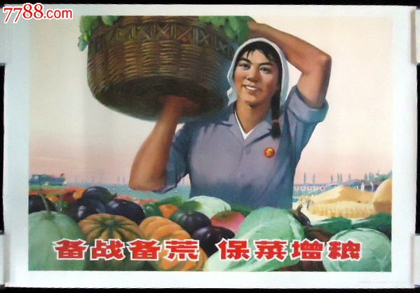 【备战备荒,保菜增粮】--北京人民出版社出版--少见精美