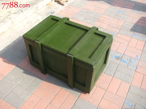 73x49x44厘米军绿木箱军工木箱包装箱军迷藏品