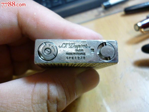法国顶级——都彭打火机!编号4fk12j8!能打火!重128.8克