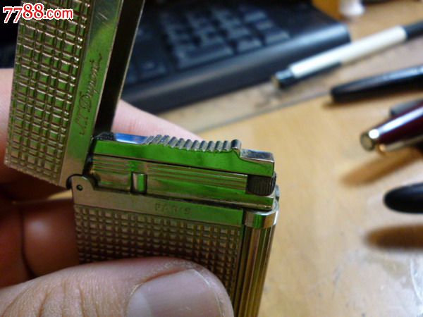 法国顶级——都彭打火机!编号4fk12j8!能打火!重128.8克