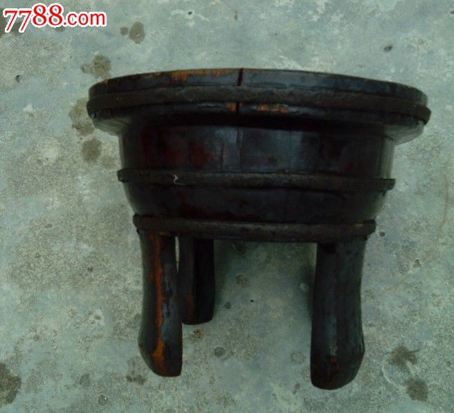 木制漆木椭圆形洗脚盆