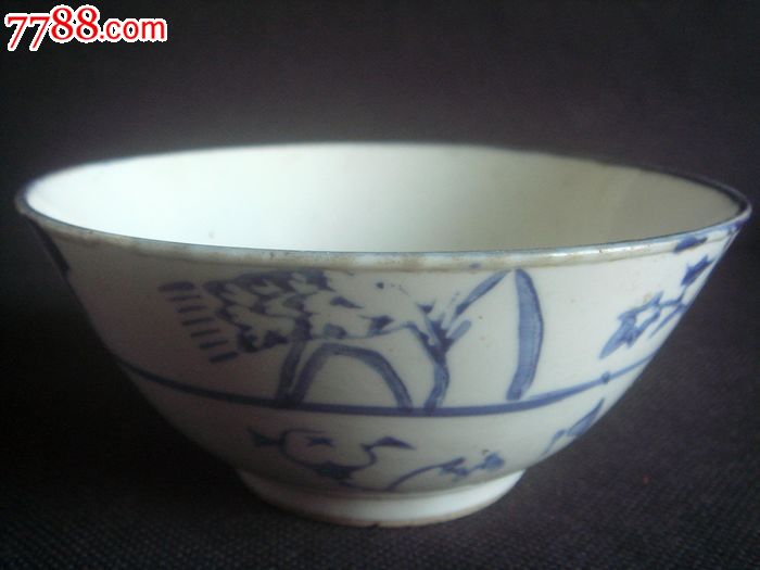 民国青花碗.