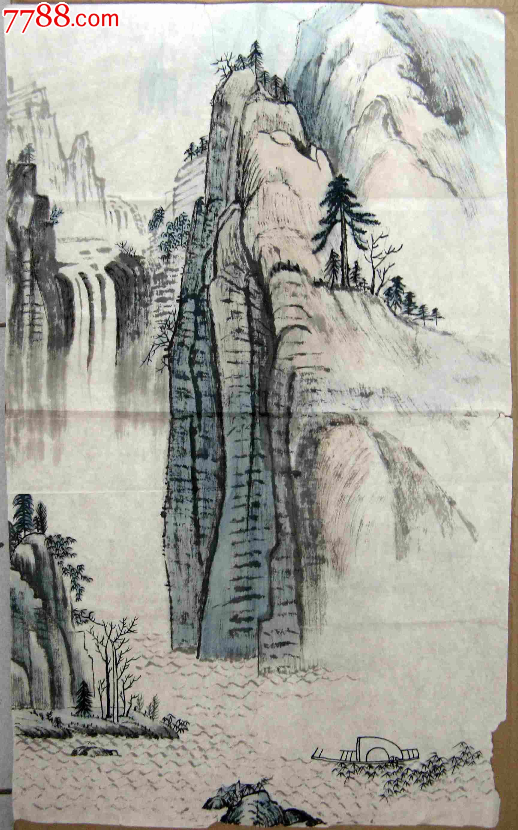 谭佰川画山水画价格图片