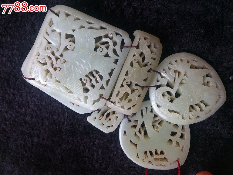 辽金拉丝镂空玉带板