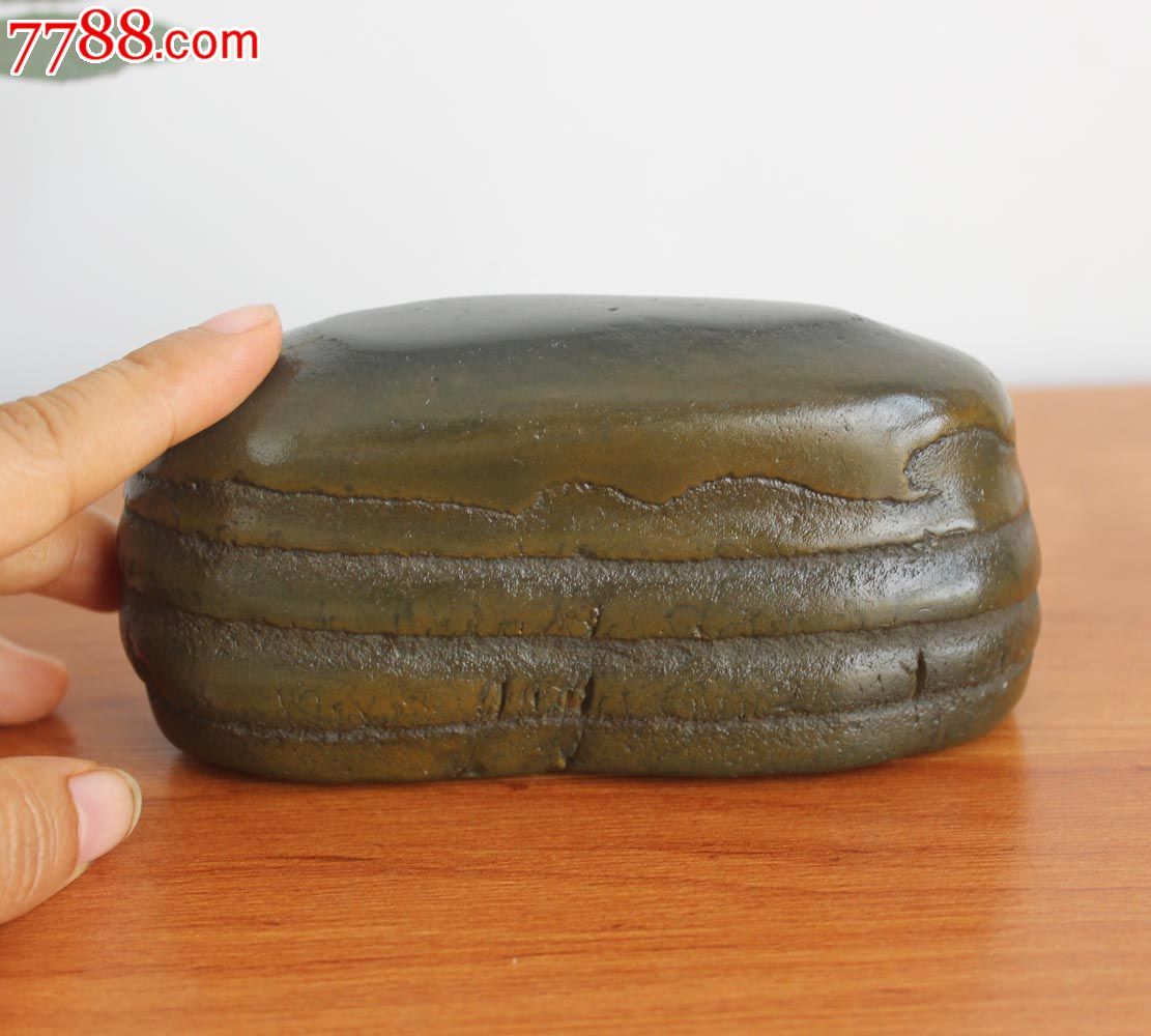 天然奇石彩陶石原石竹节石水冲石观赏石奇石造型石z297脚踏实地