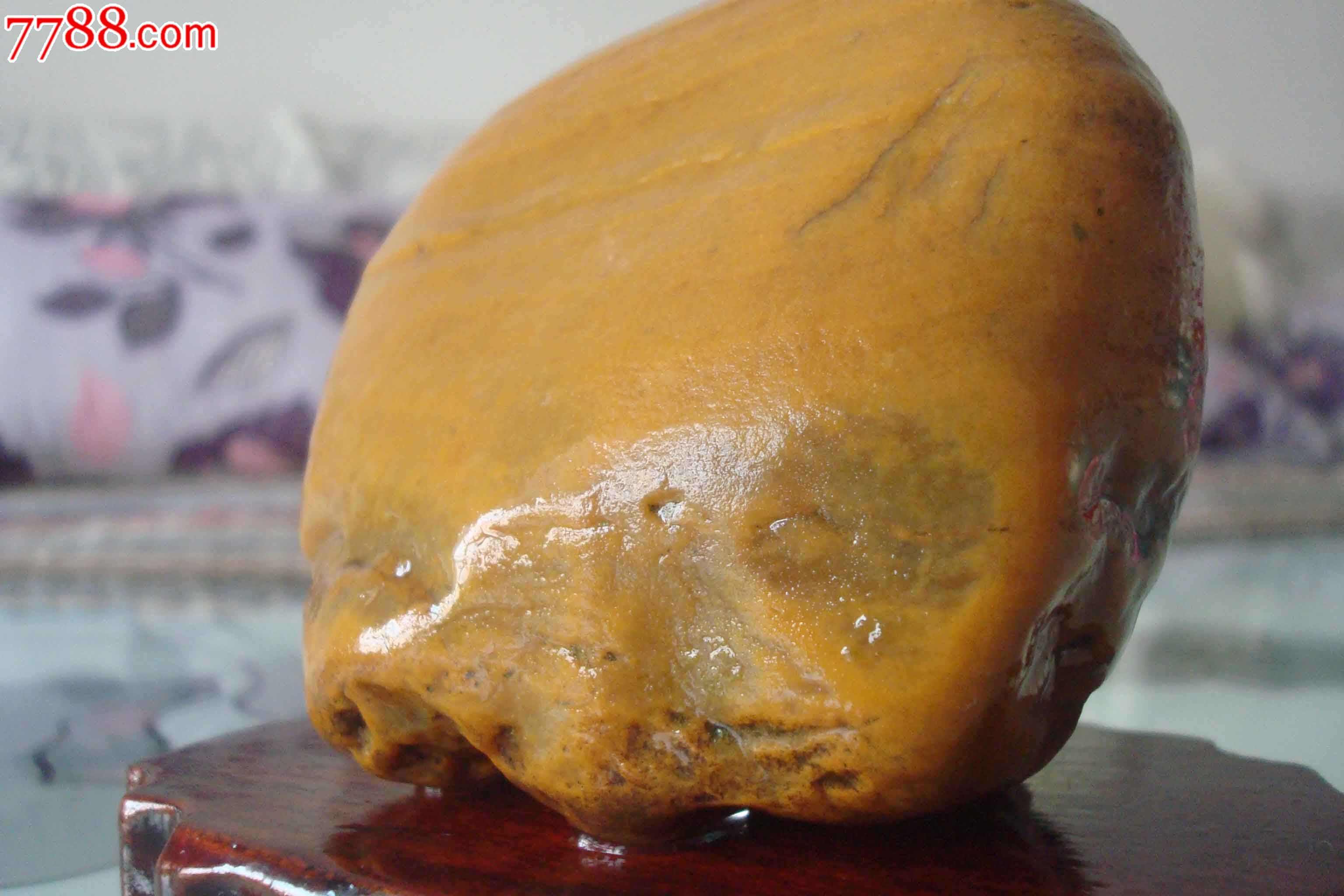 黄龙玉籽料原石心愿无底座