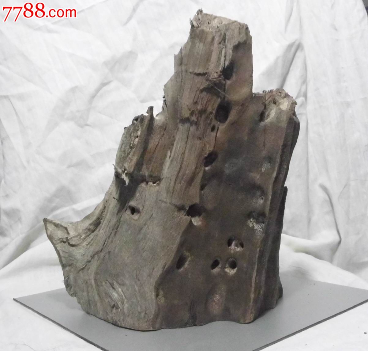 红椿木阴沉木乌木原木摆件之山不在高,有仙则名