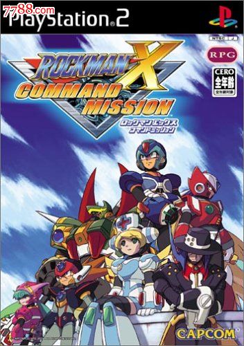 洛克人x指令任务[日版]ps2游戏