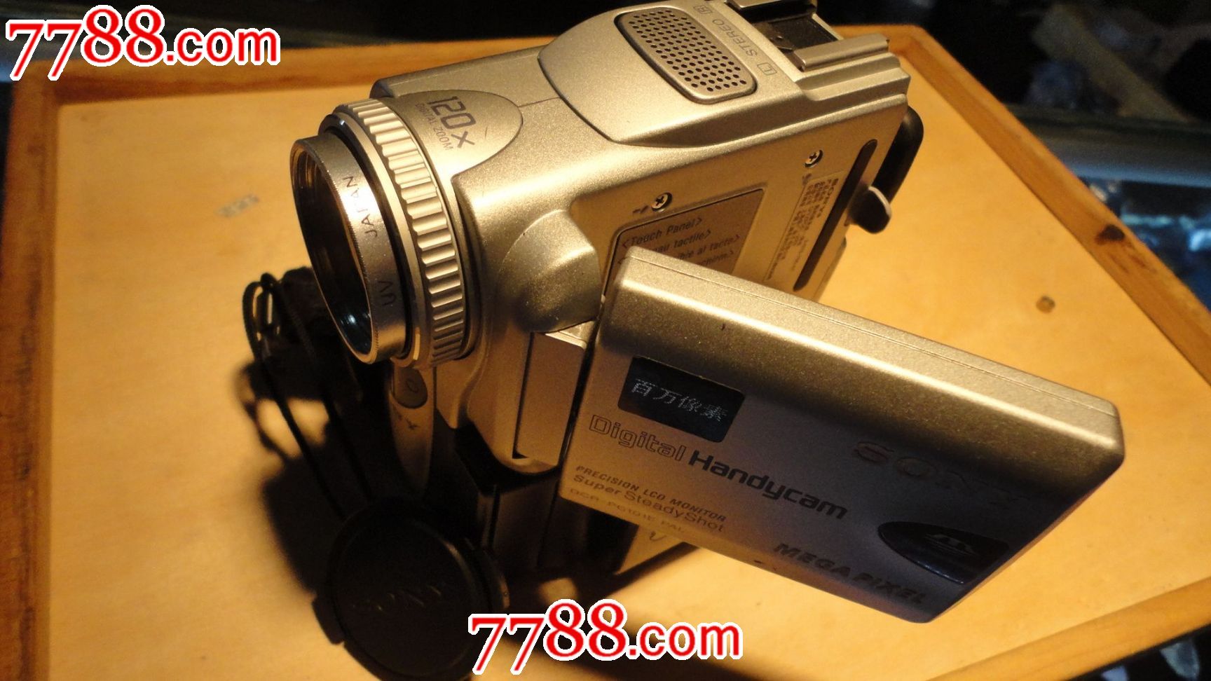 老式sony原装磁带手掌式摄像机全套带遥控器-se21218395-摄像机/摄影