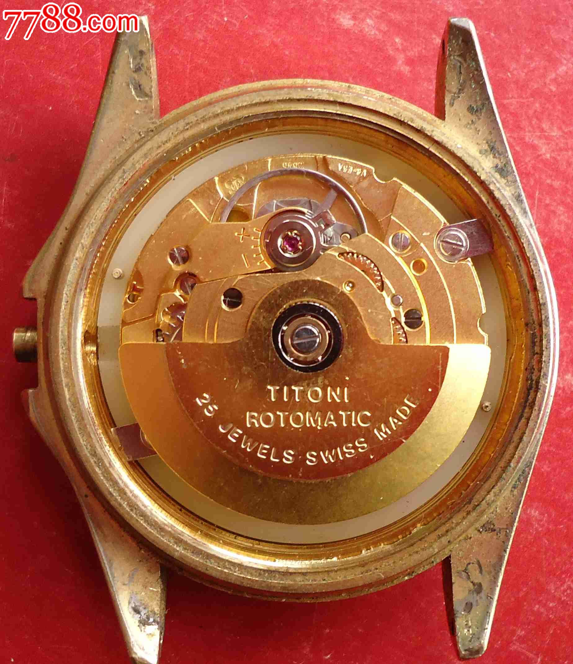 全自动梅花男式表(2846黄机芯)