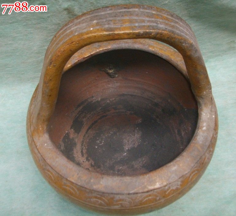 老民俗-带工的民国烤火盆